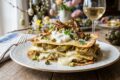 Lasagnette "Primavera": Sfoglia Croccante, Carciofi e Cuore di Burrata